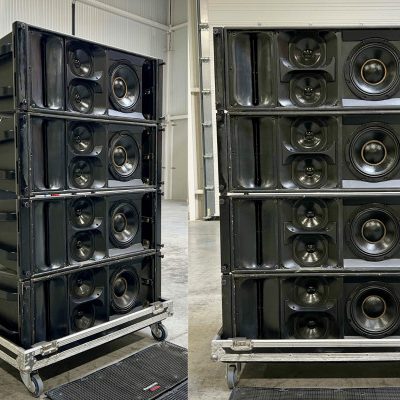 Panasonic RAMSA WS-LA3 10"/2x6,5"/3" line array